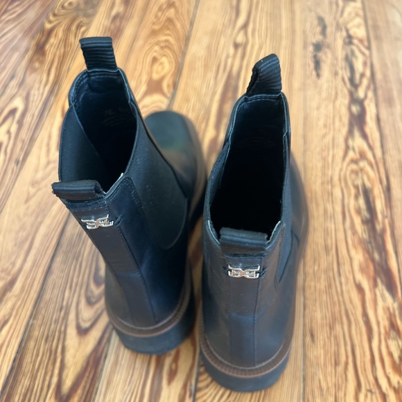 Sam Edelman Laguna Black Leather Weatherproof Chelsea Boot 7.5 - Picture 8 of 13